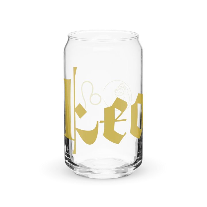 Leo Zodiac Can-Shaped Glass product image (2)