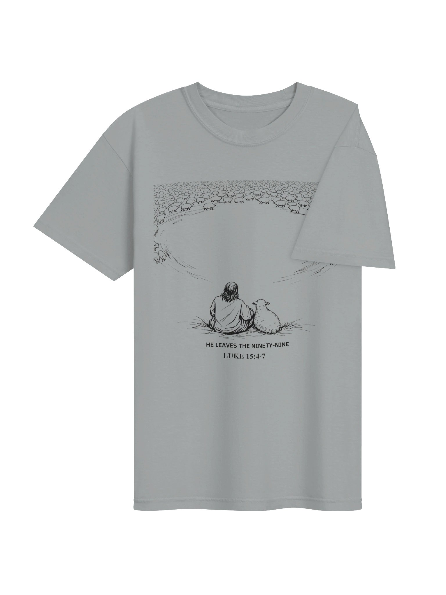 "He Leaves the Ninety-Nine" Scripture Tee product image (4)