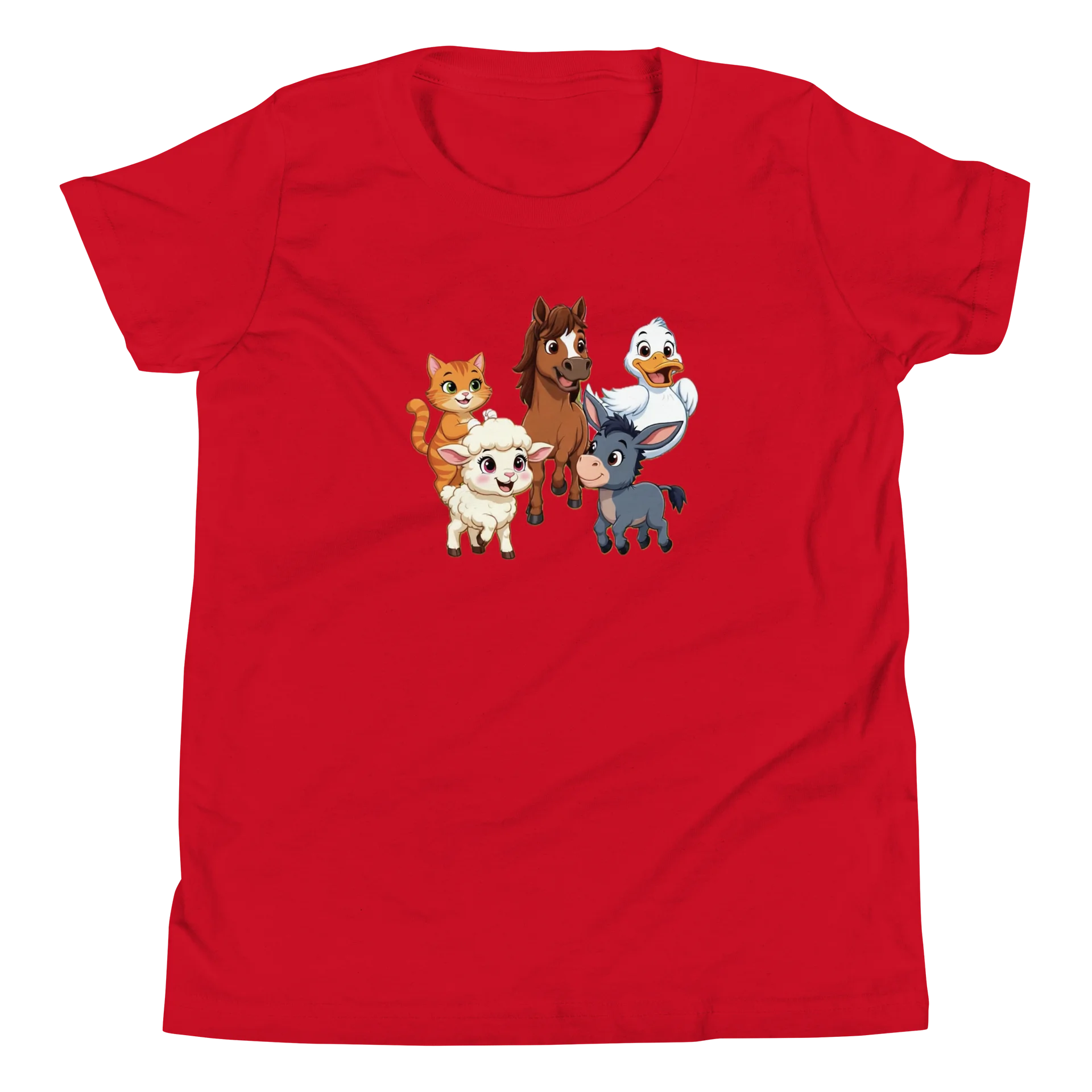 Farm Friends Cartoon Youth Tee product image (4)