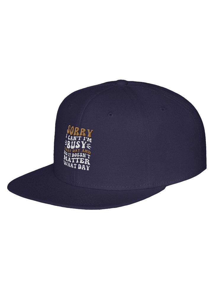 I'm Busy Logo Snapback Cap product image (14)