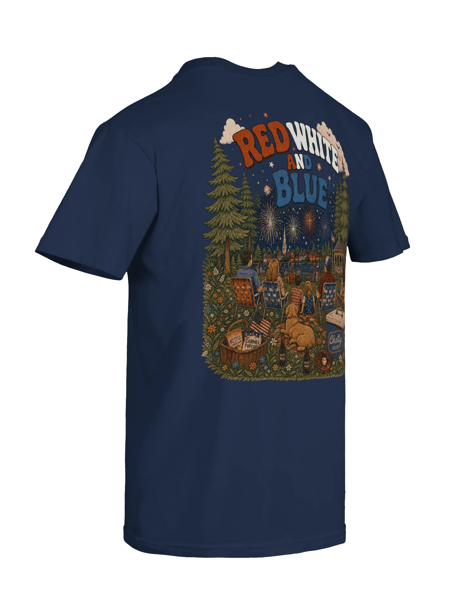 Red, White and Blue USA Fireworks Tee | Americana Collection product image (9)