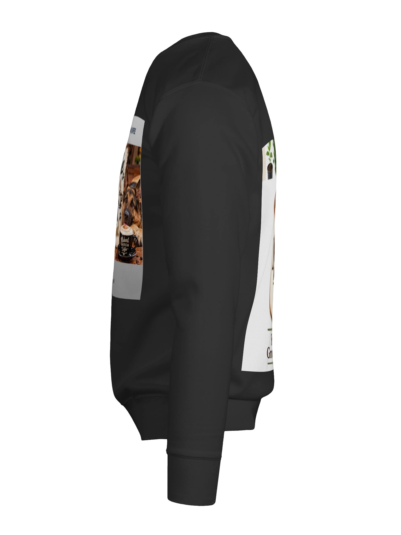 Coffee First. Foam Second. – German Shepherd Premium Crewneck Sweatshirt product image (124)