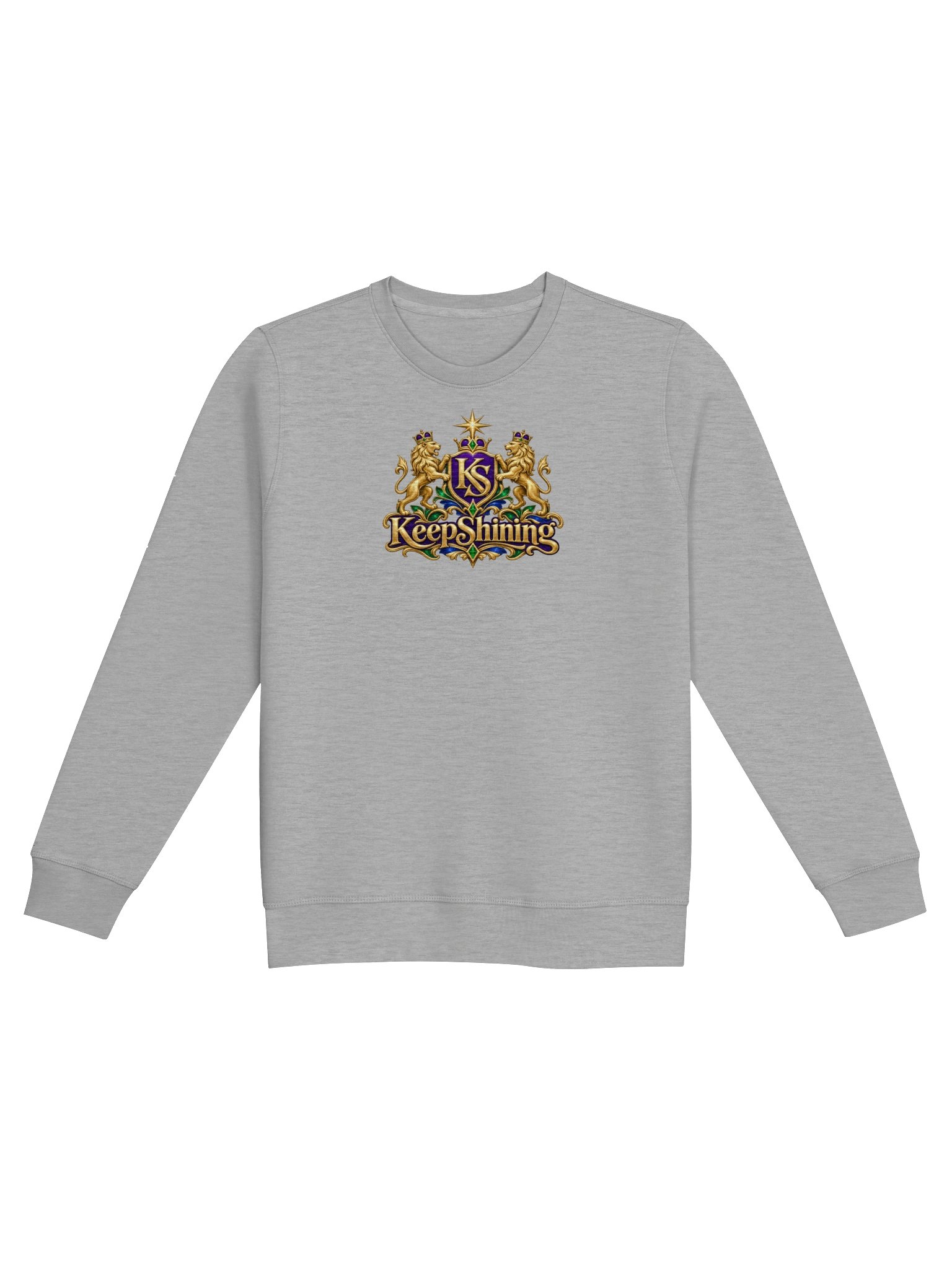KeepShining Royal Crest Organic Crewneck product image (1)