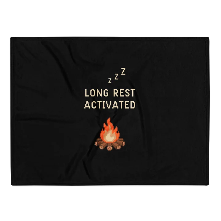 Long Rest Activated Blanket | Chronic Illness Recovery & Gamer Rest Throw product image (1)