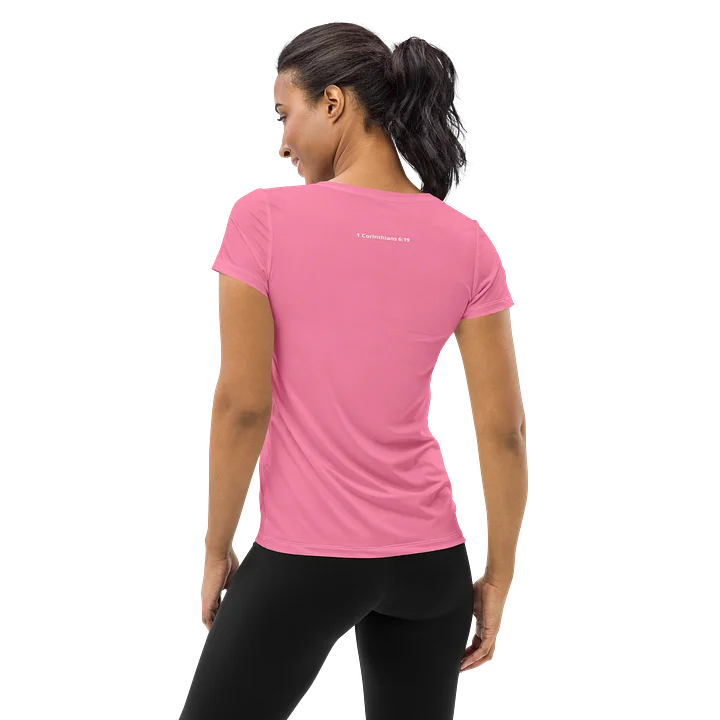 His House Womens Performance T-Shirt - Pink product image (2)