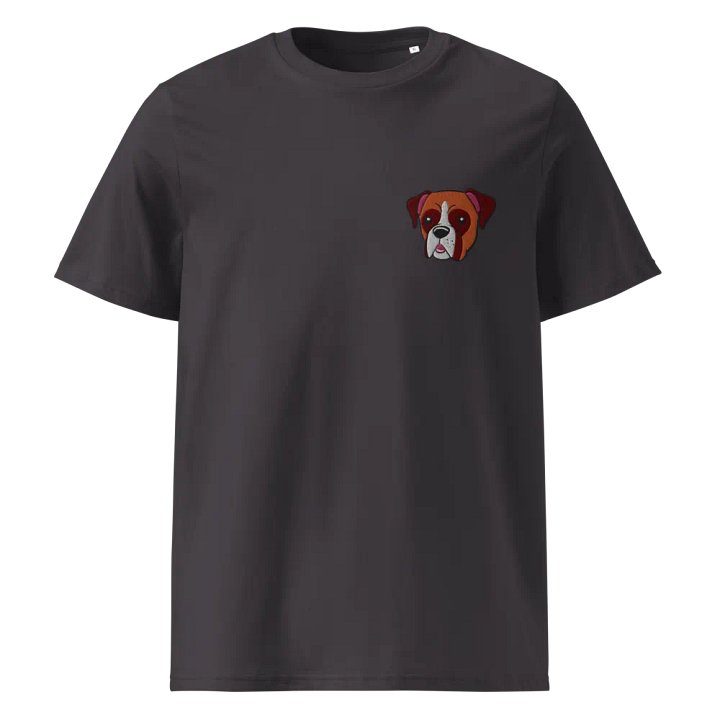 Friendly Boxer Dog Embroidered T-Shirt product image (7)