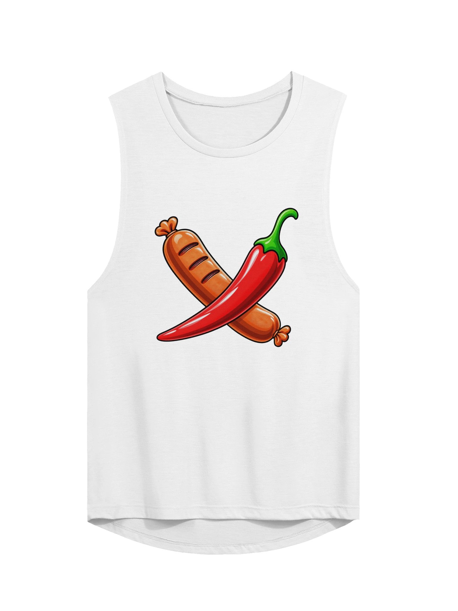 Sausage and Peppers Women’s Flowy Muscle Tank product image (1)