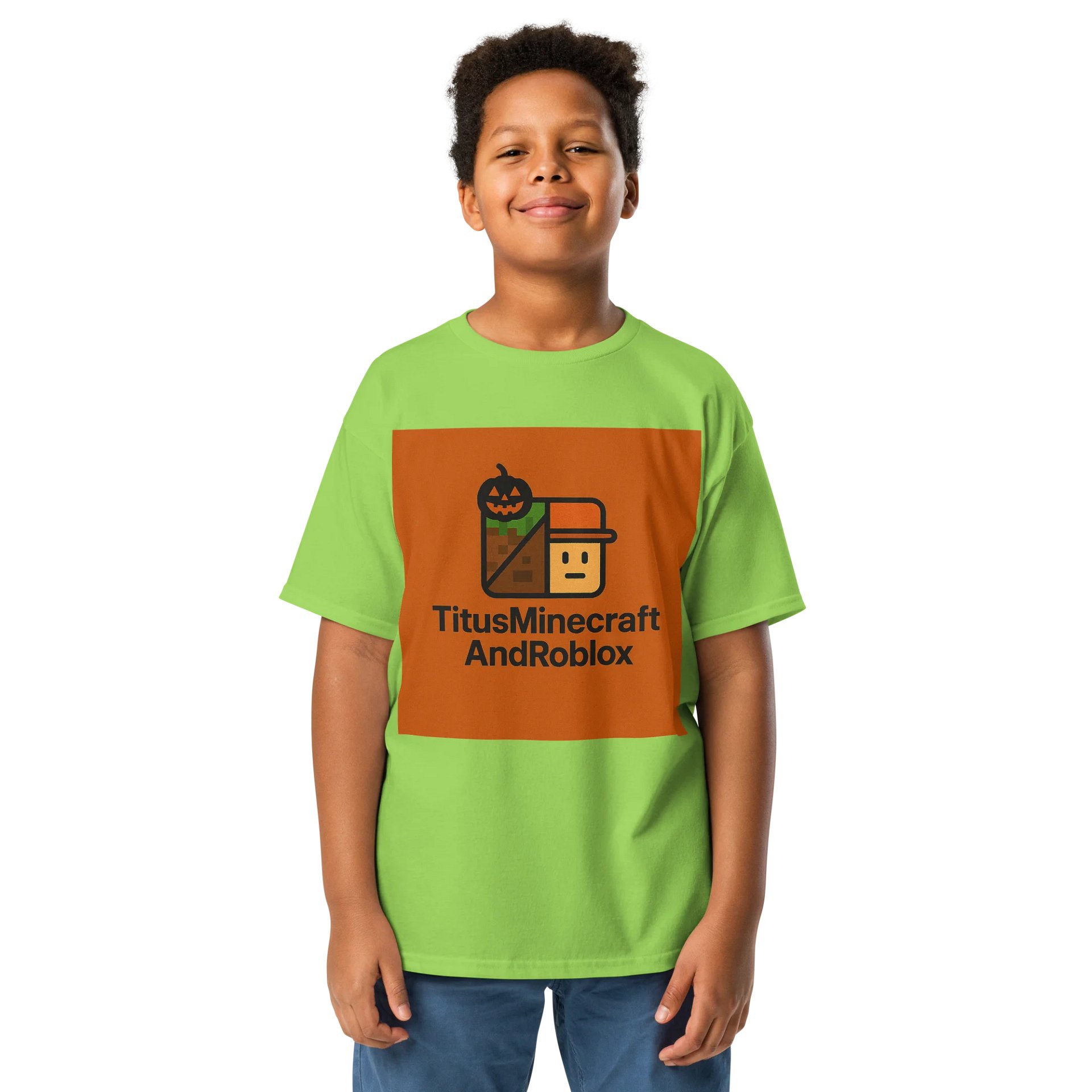 Pixelated Split Character Youth Tee product image (1)