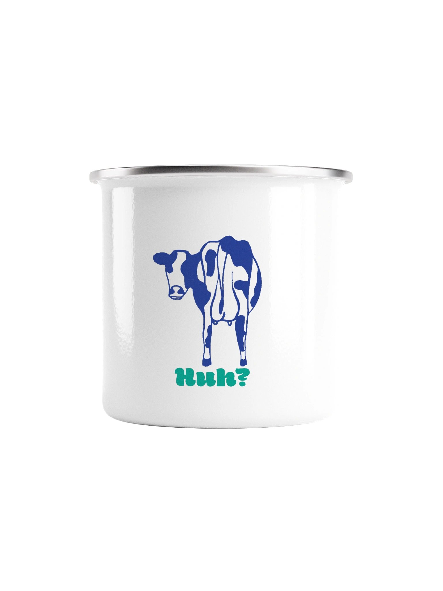 Huh? - Enamel Mug product image (1)