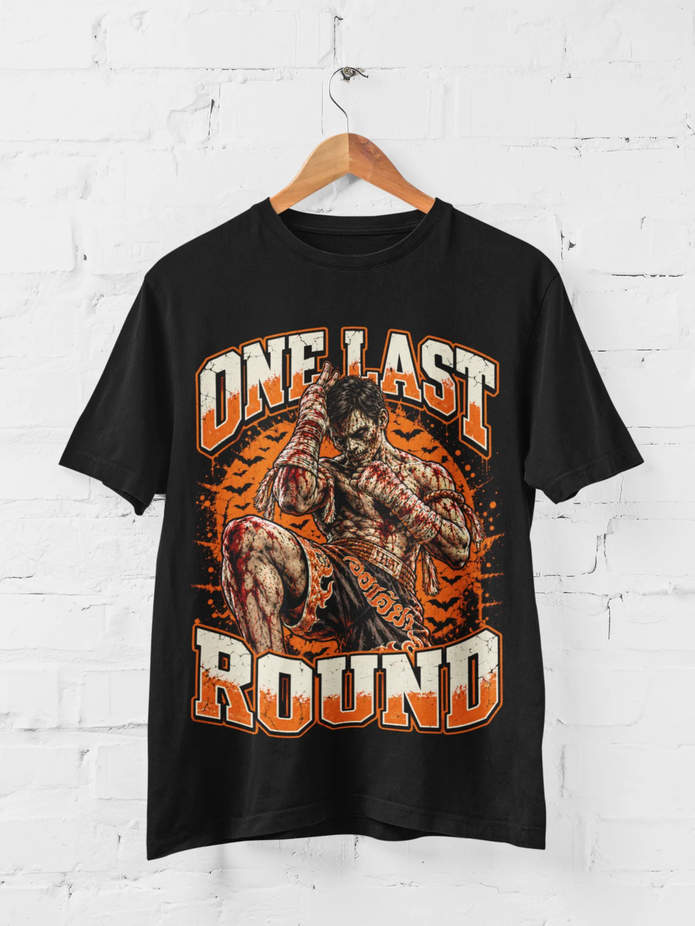 Zombie Muay Thai Halloween Tee product image (1)