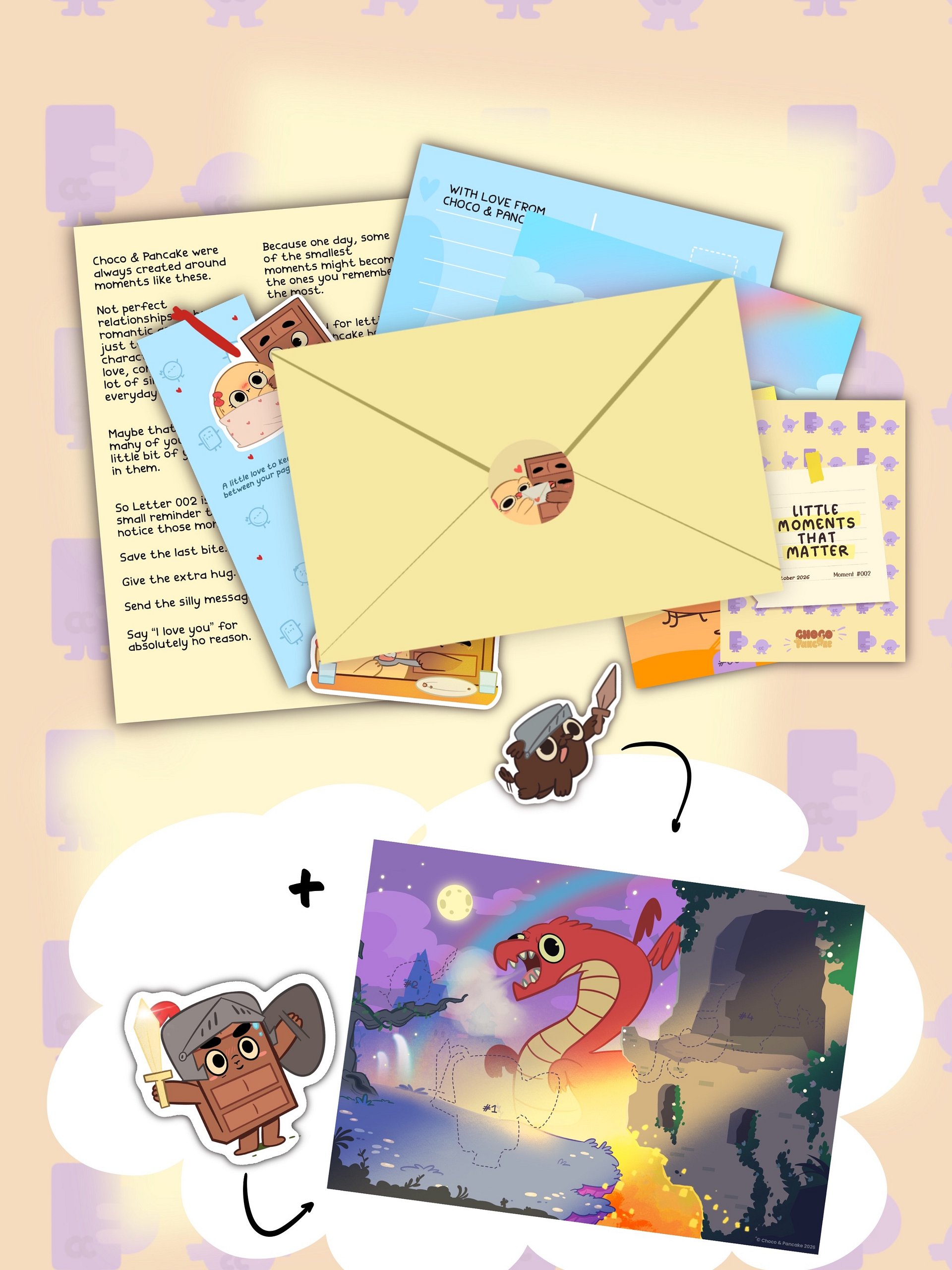 Choco & Pancake - Letter 002 (+Poster & Sticker of Letter 001) product image (1)