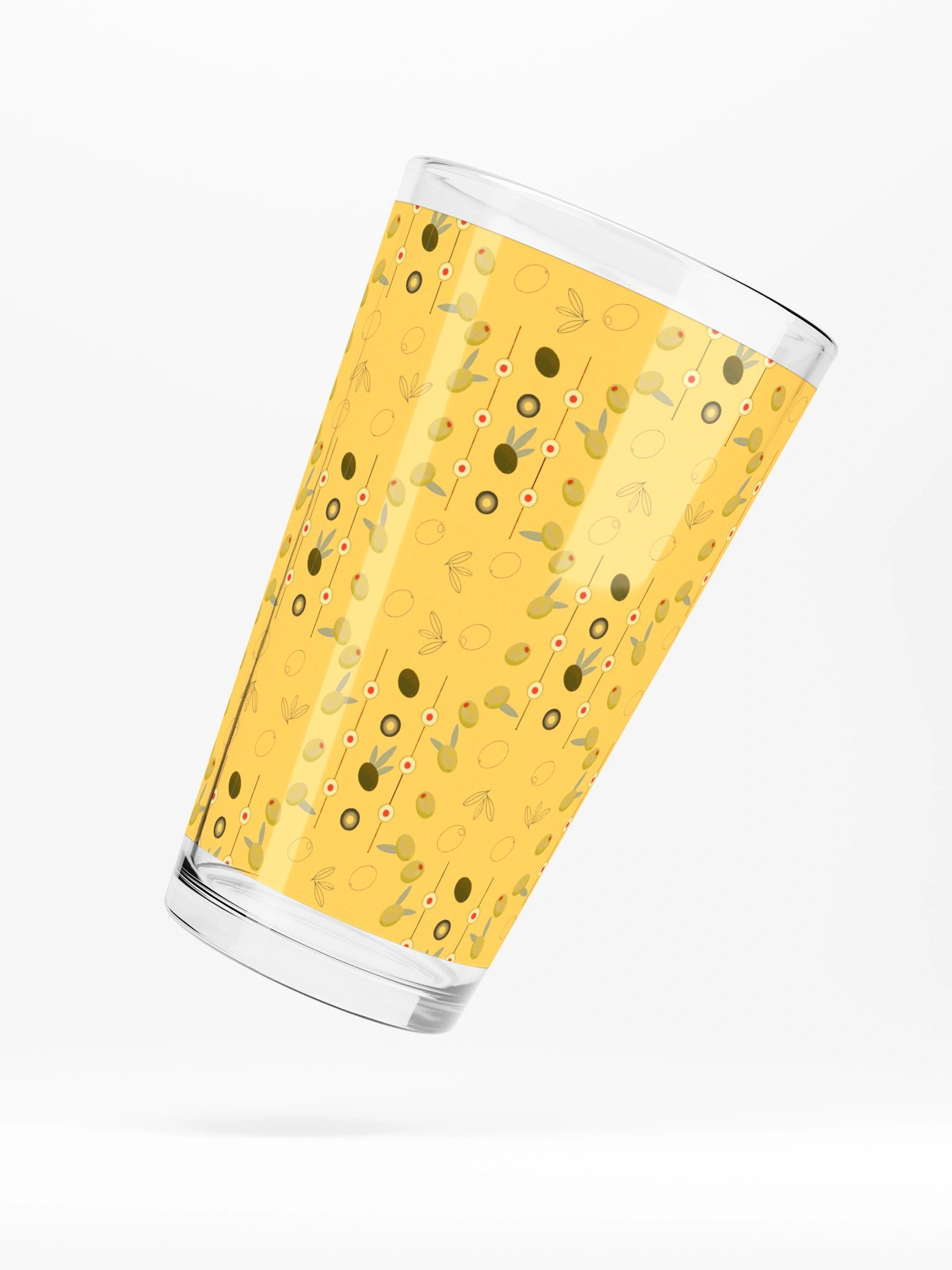 Olive Geometry Shaker Pint Glass product image (3)