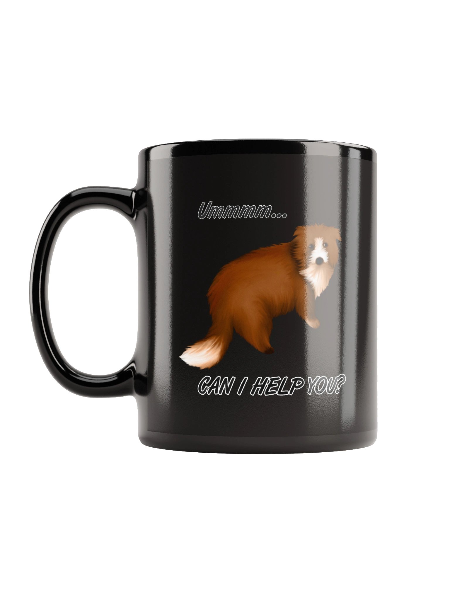 Black Glossy Mug product image (1)