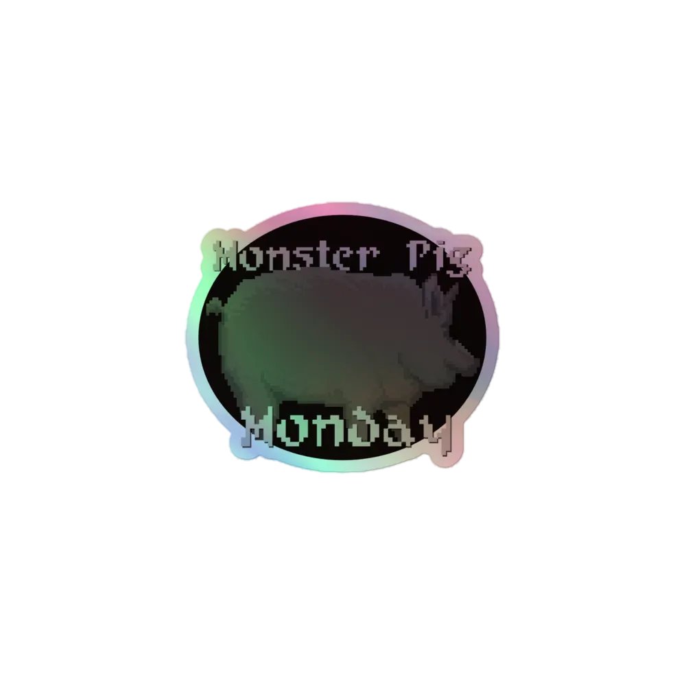 Holo Monday Sticker product image (1)