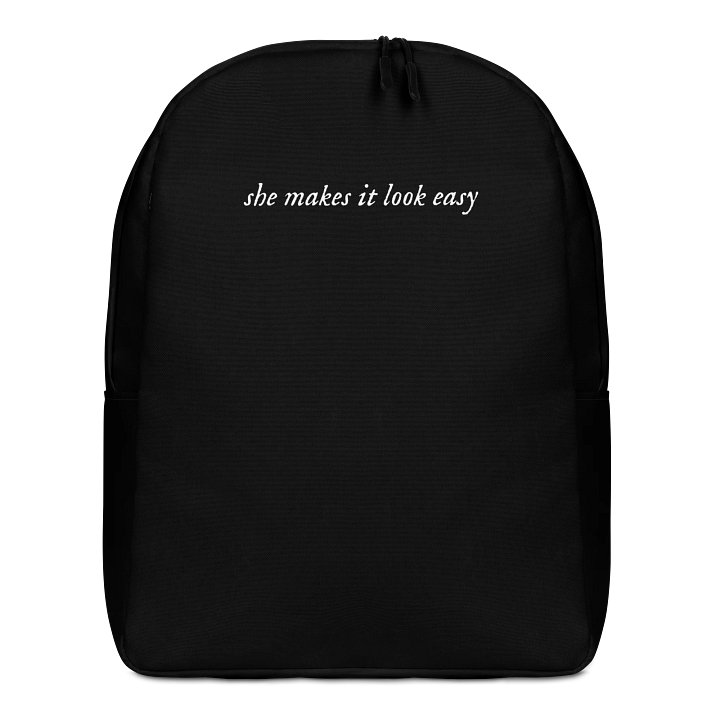 "She Makes It Look Easy" Minimalist Backpack product image (1)