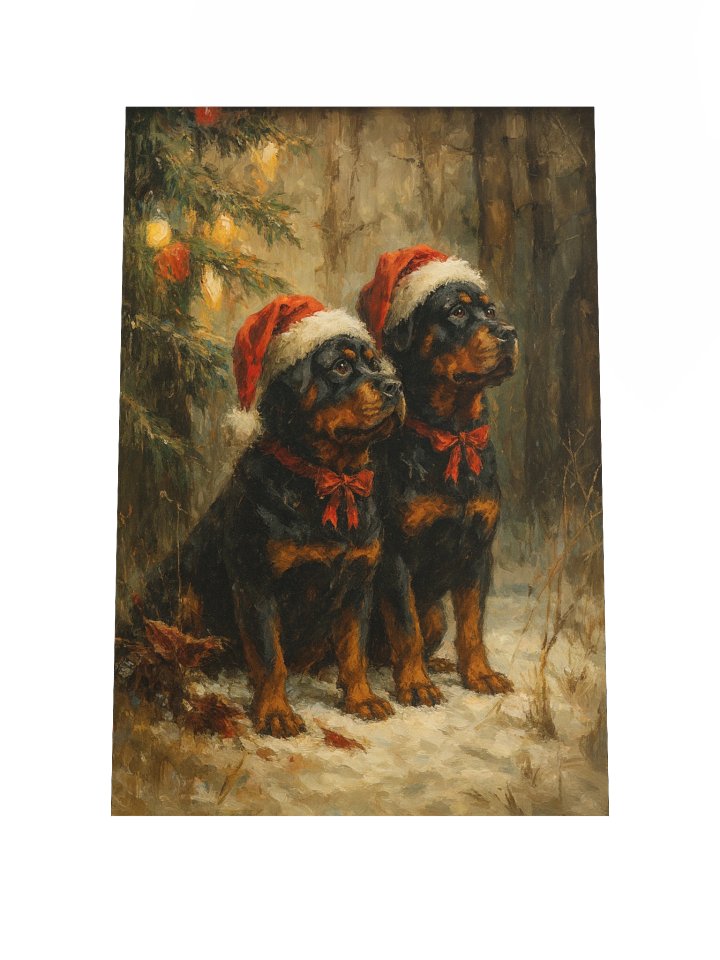 Santa Paws Holiday Poster product image (1)