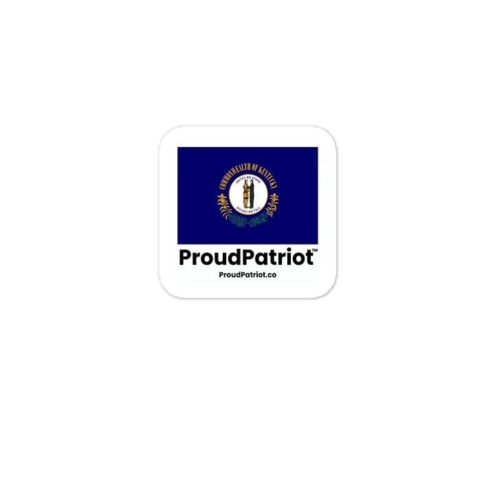 Kentucky State Flag Vinyl Sticker product image (1)