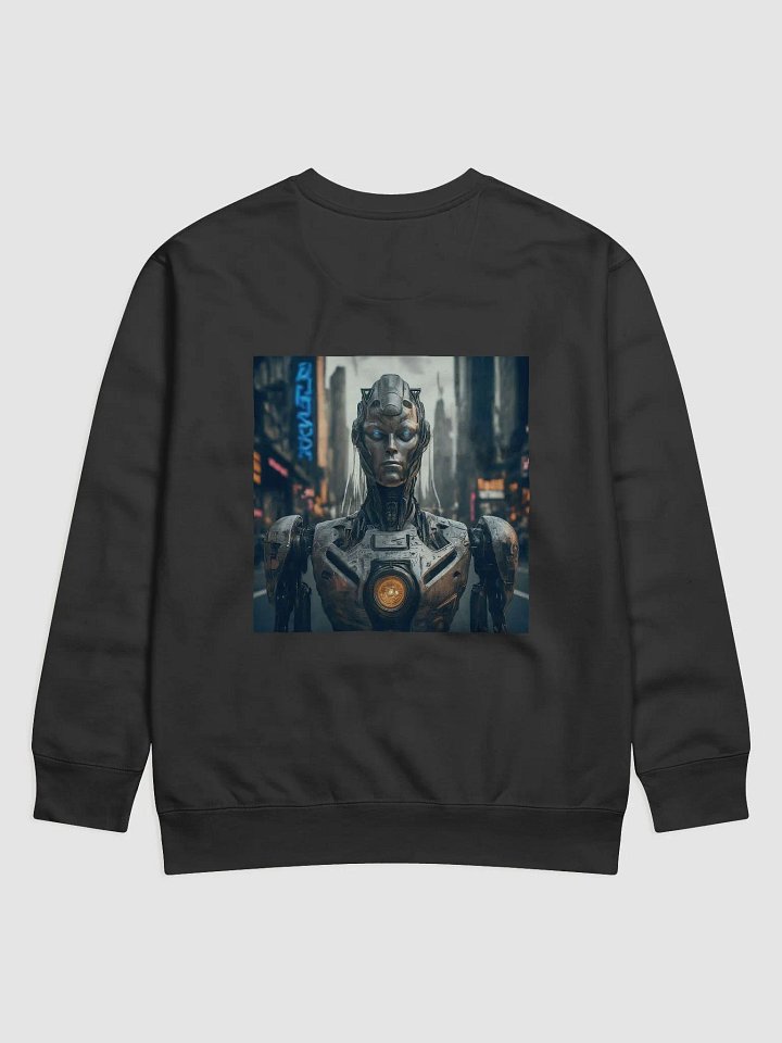 Neon Futurism Robot Sweatshirt product image (7)