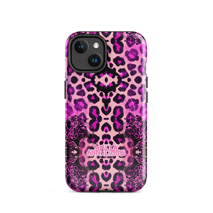 Kaleidoscopic Leopard Print MagSafe® Tough Case product image (17)