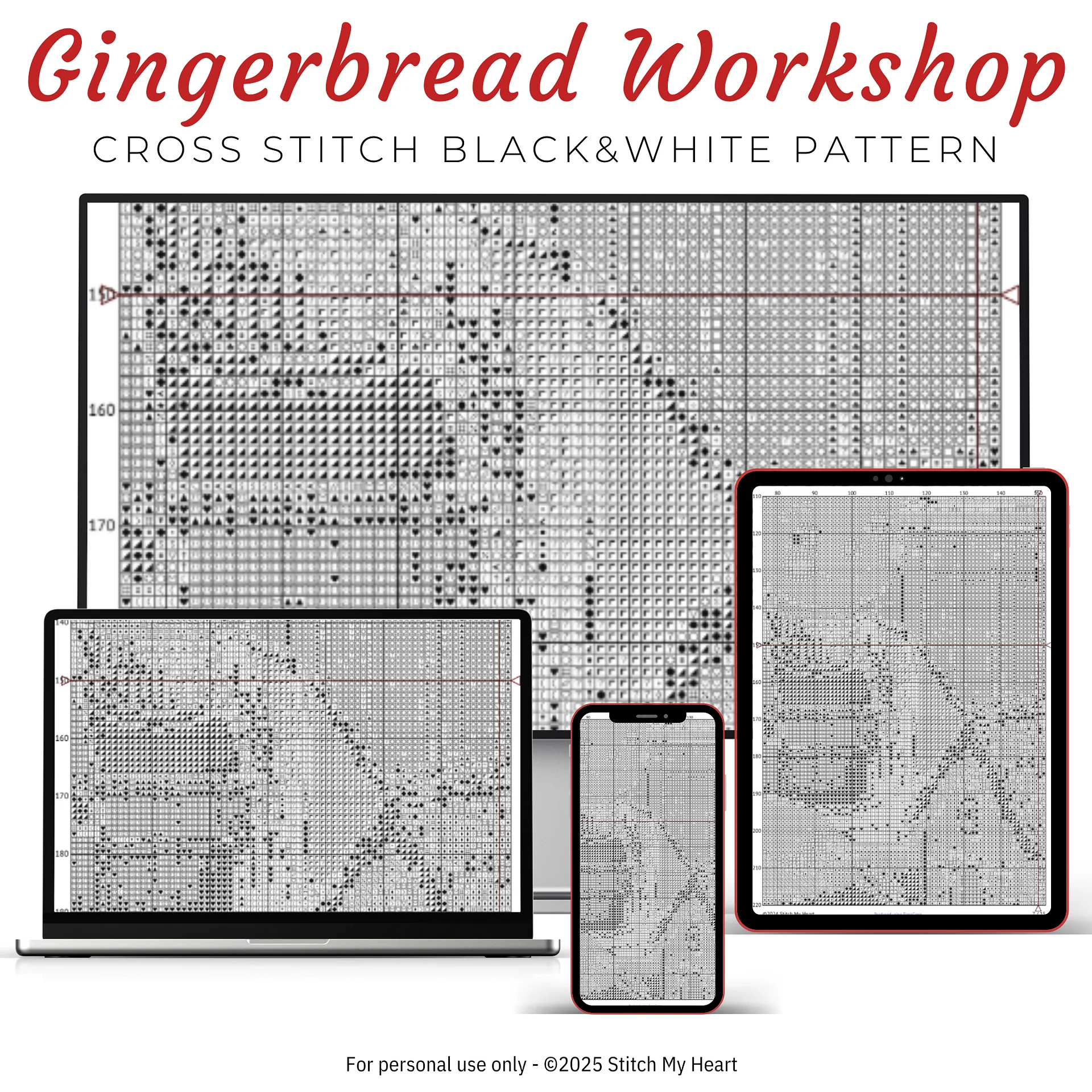Children's Gingerbread Workshop Cross Stitch product image (4)