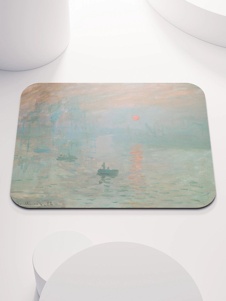 Monet – Impression, Sunrise (Impression, soleil levant) Mouse Pad product image (1)