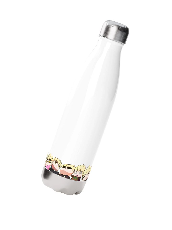 Stainless Steel Water Bottle | All Emotes | White product image (2)