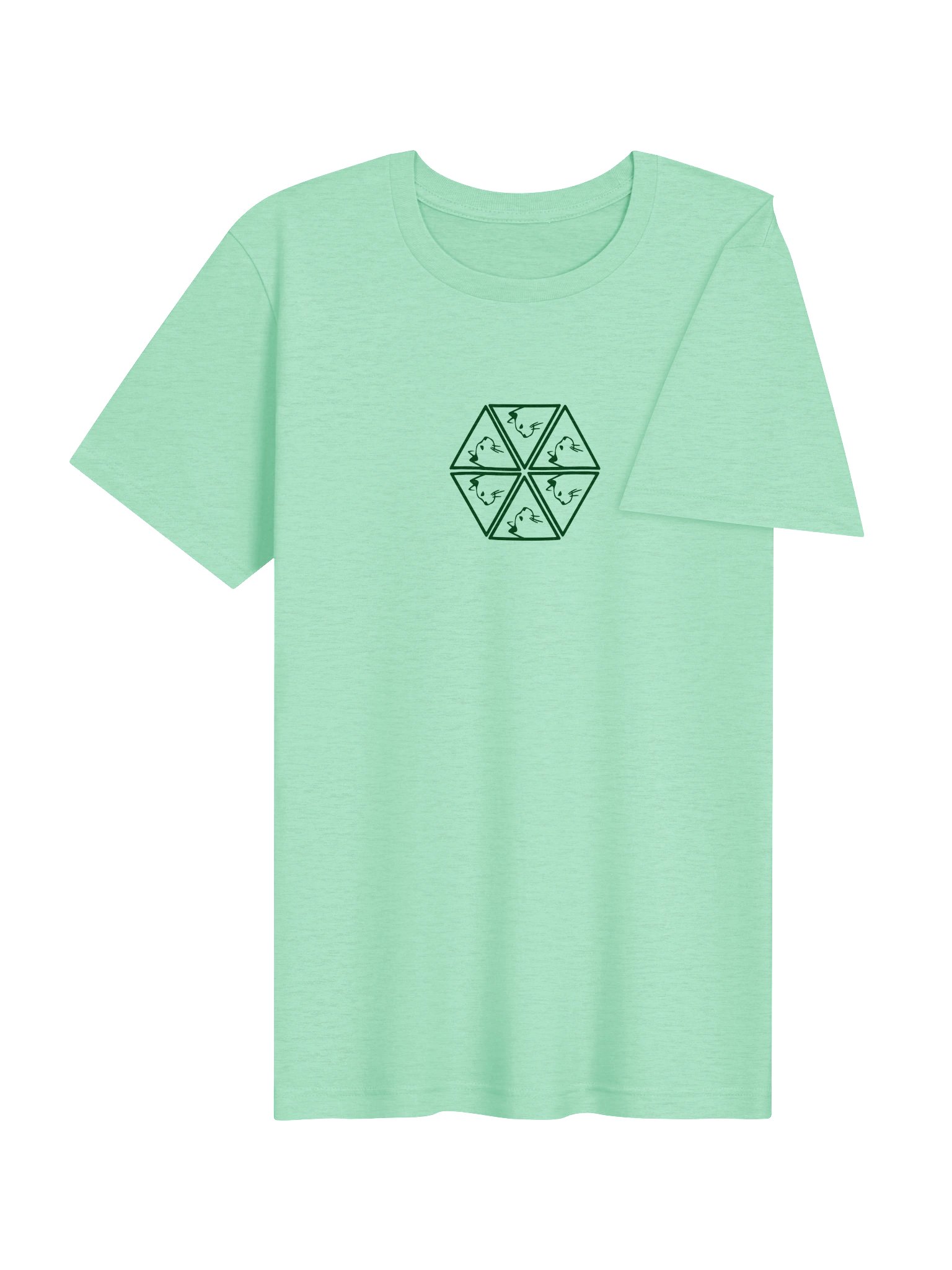 Mirror Image of a Cat in Dark Green |FEM FIT product image (4)