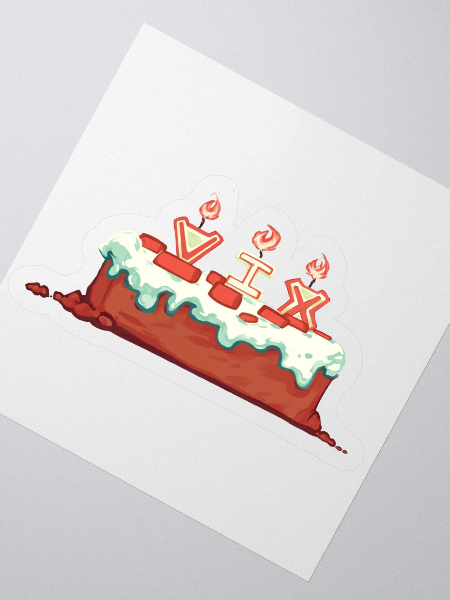 "I'll Make a Cake" w/ Candles Sticker product image (6)