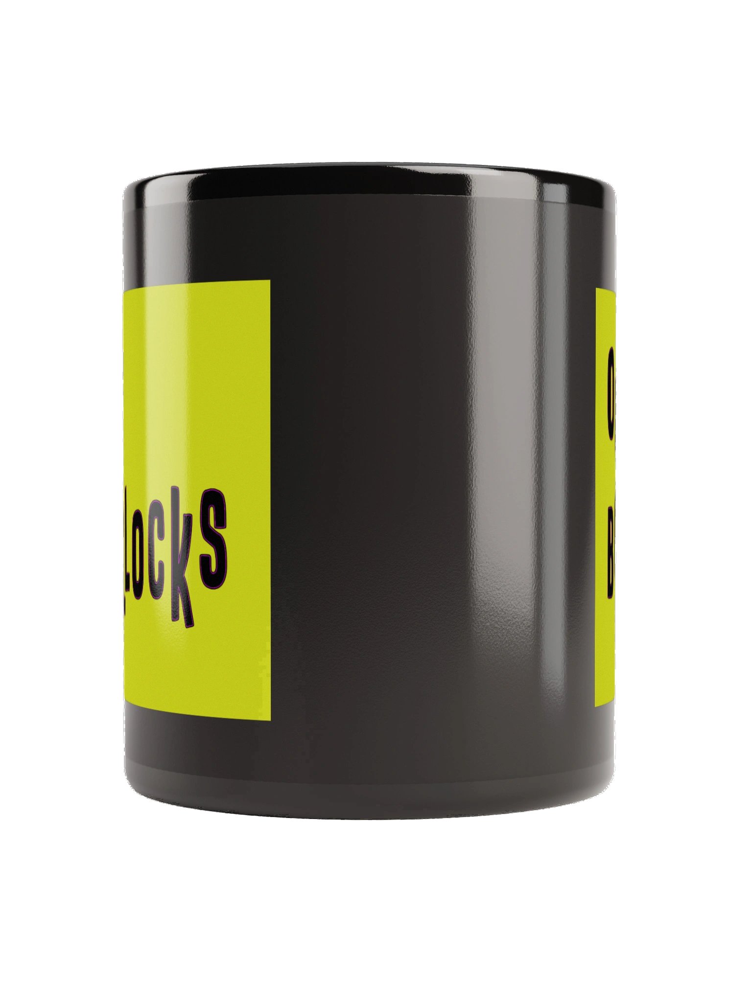OH BLOCKS Pop Art Black Mug product image (4)