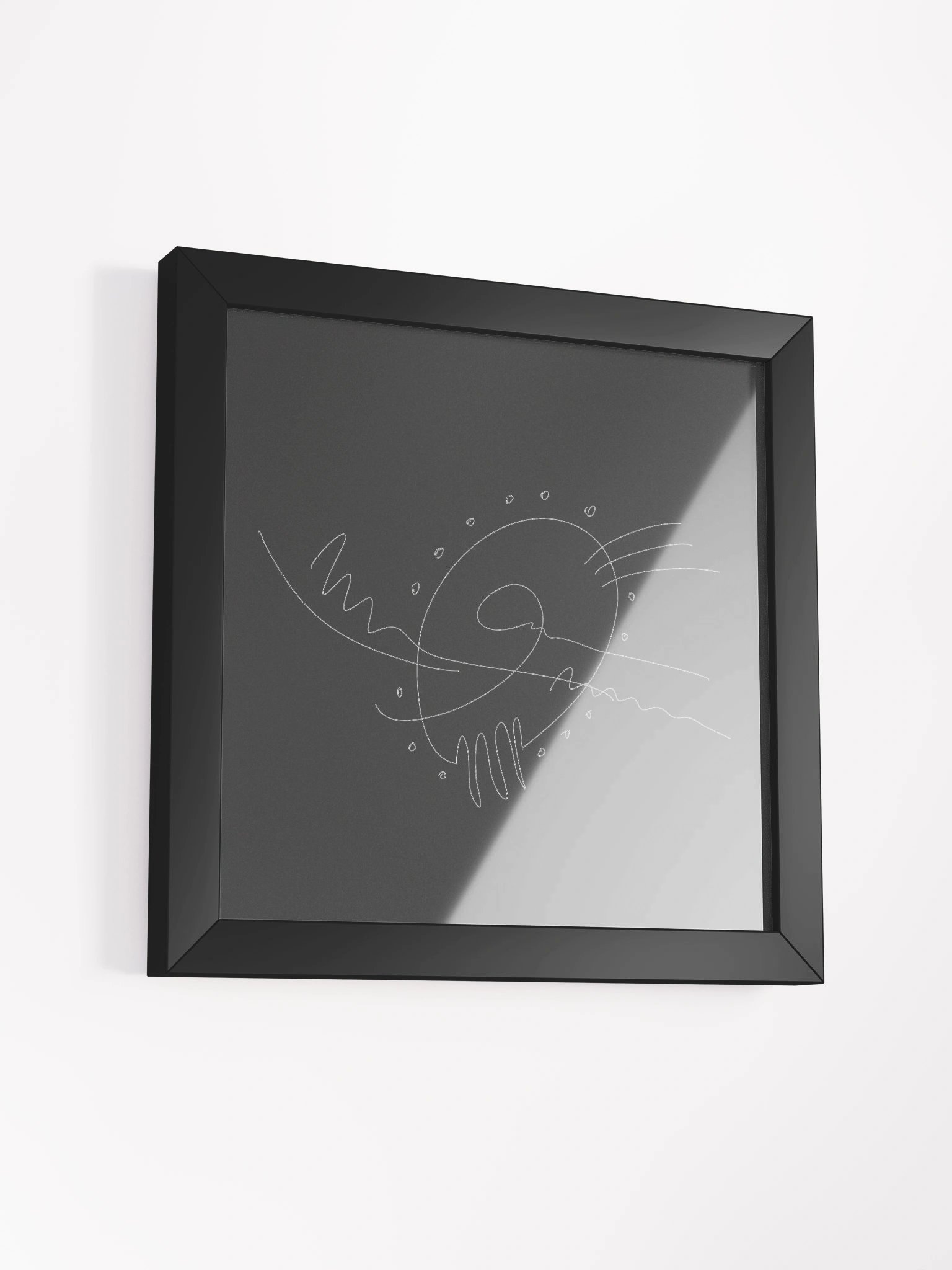 "Echoes of the Mind" - Framed Minimalist Art Print (Wall Art) product image (23)