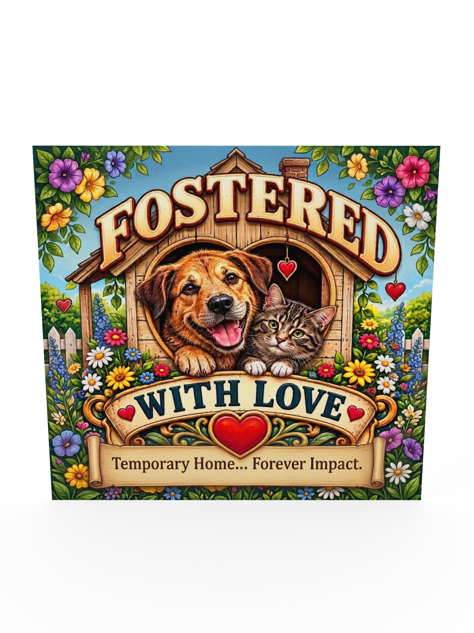 Fostered With Love Pet Poster product image (5)
