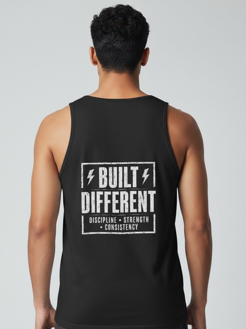 Built Different Motivational Tank product image (2)