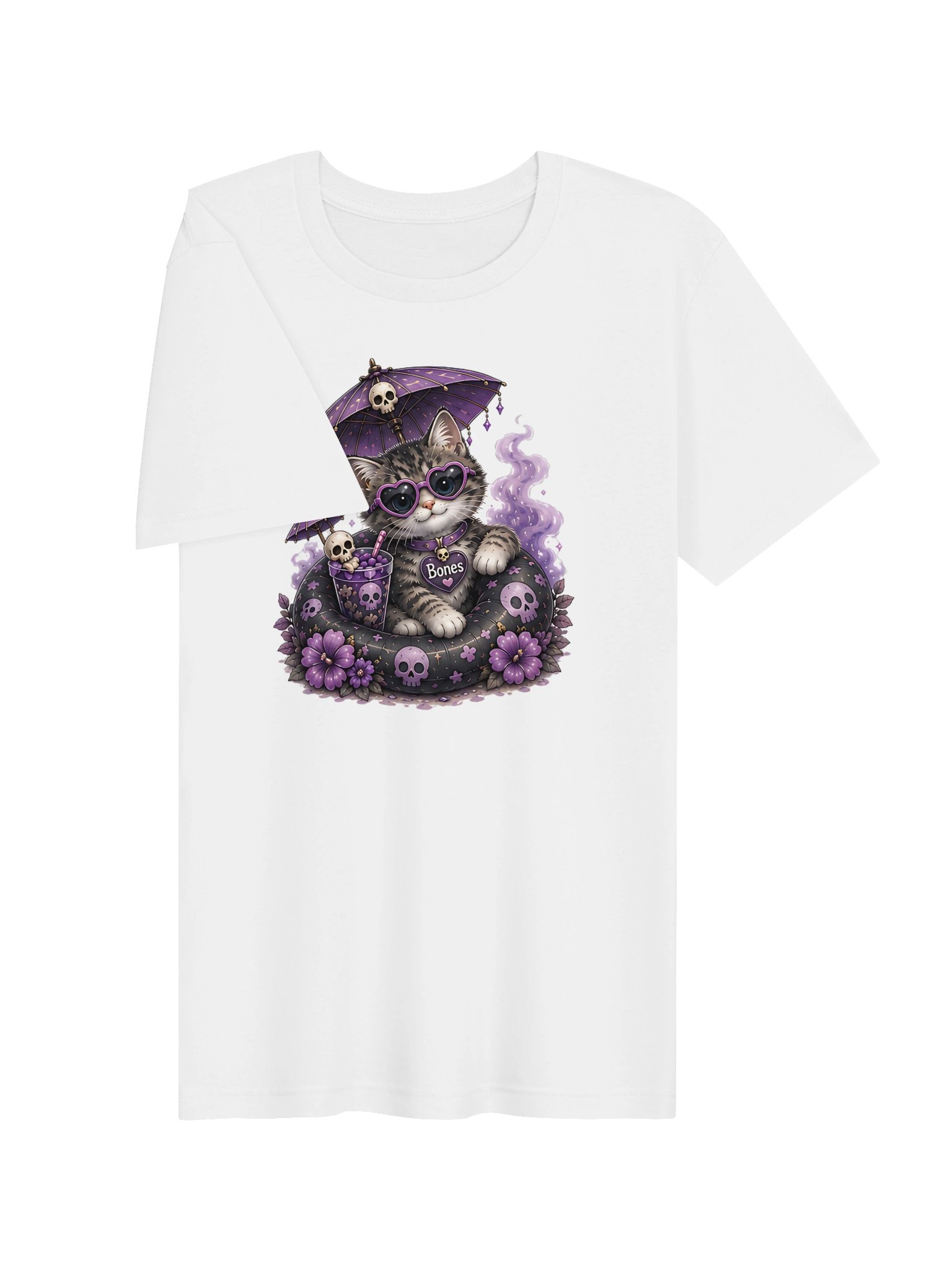 ''Bones the Summer Cat'' Unisex Supersoft T-Shirt product image (5)