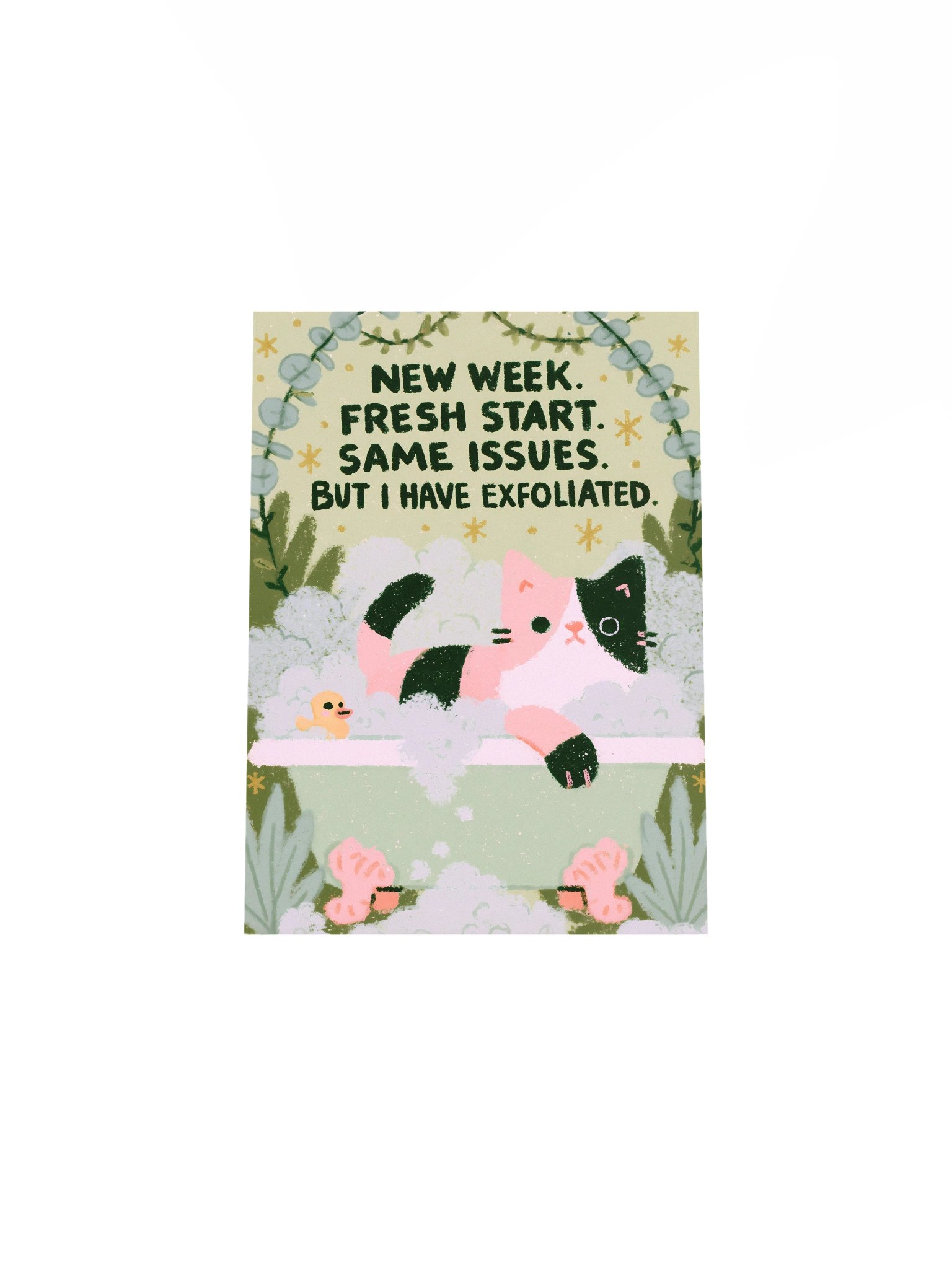 Fresh Start Exfoliated Cat Poster product image (28)