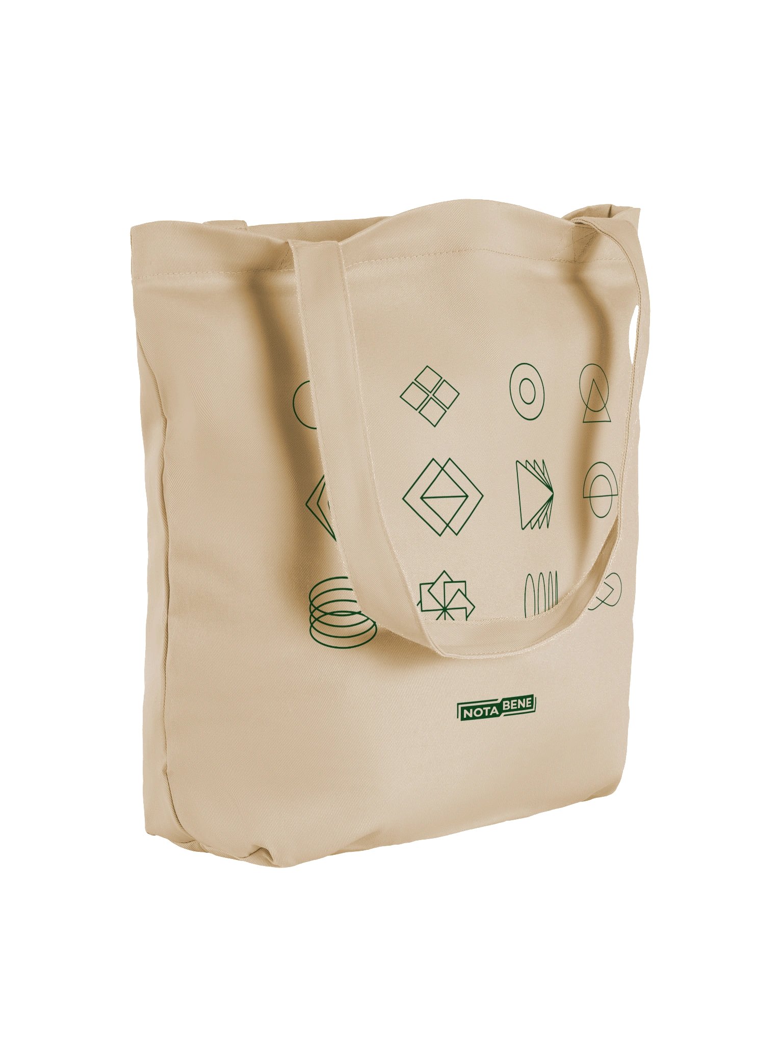 Notabene Neutral Geometric Line Tote product image (4)