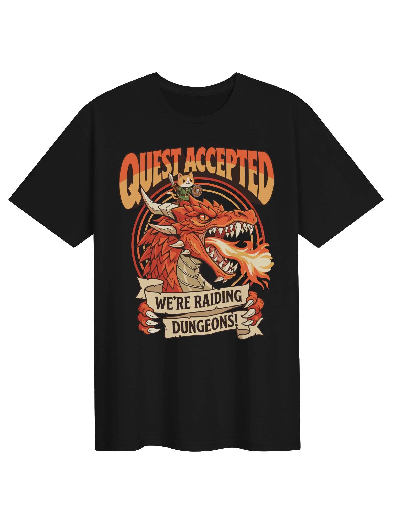 Quest Accepted, We're Raiding Dungeons Tee product image (42)