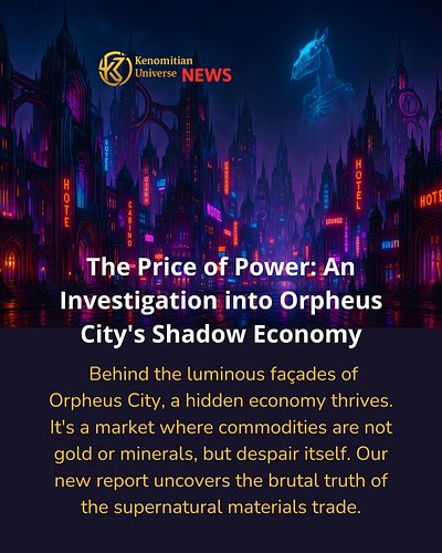 🌑The Price of Power: An Investigation into Orpheus City´s Shadow Economy

👉 Behind Orpheus City’s luminous façades, a brutal ...