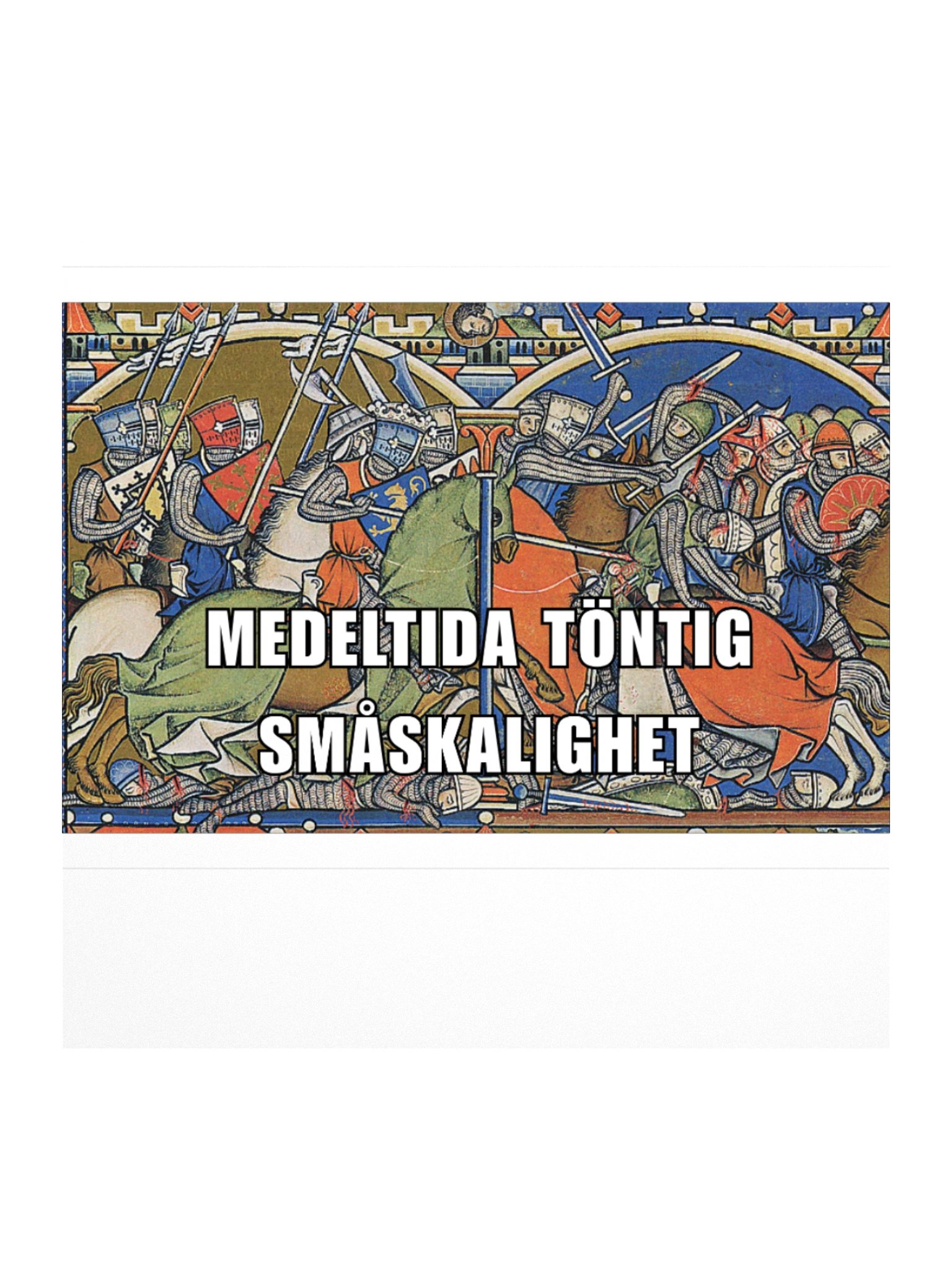 Medeltida Töntig Småskalighet (Sticker) product image (2)