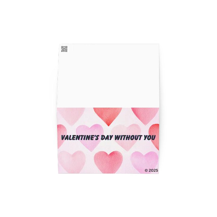 FUNNY GREETING CARDS 4U - Valentine’s Day without you…is like a whole week without explosive diarrhea. It’s really nice. product image (4)