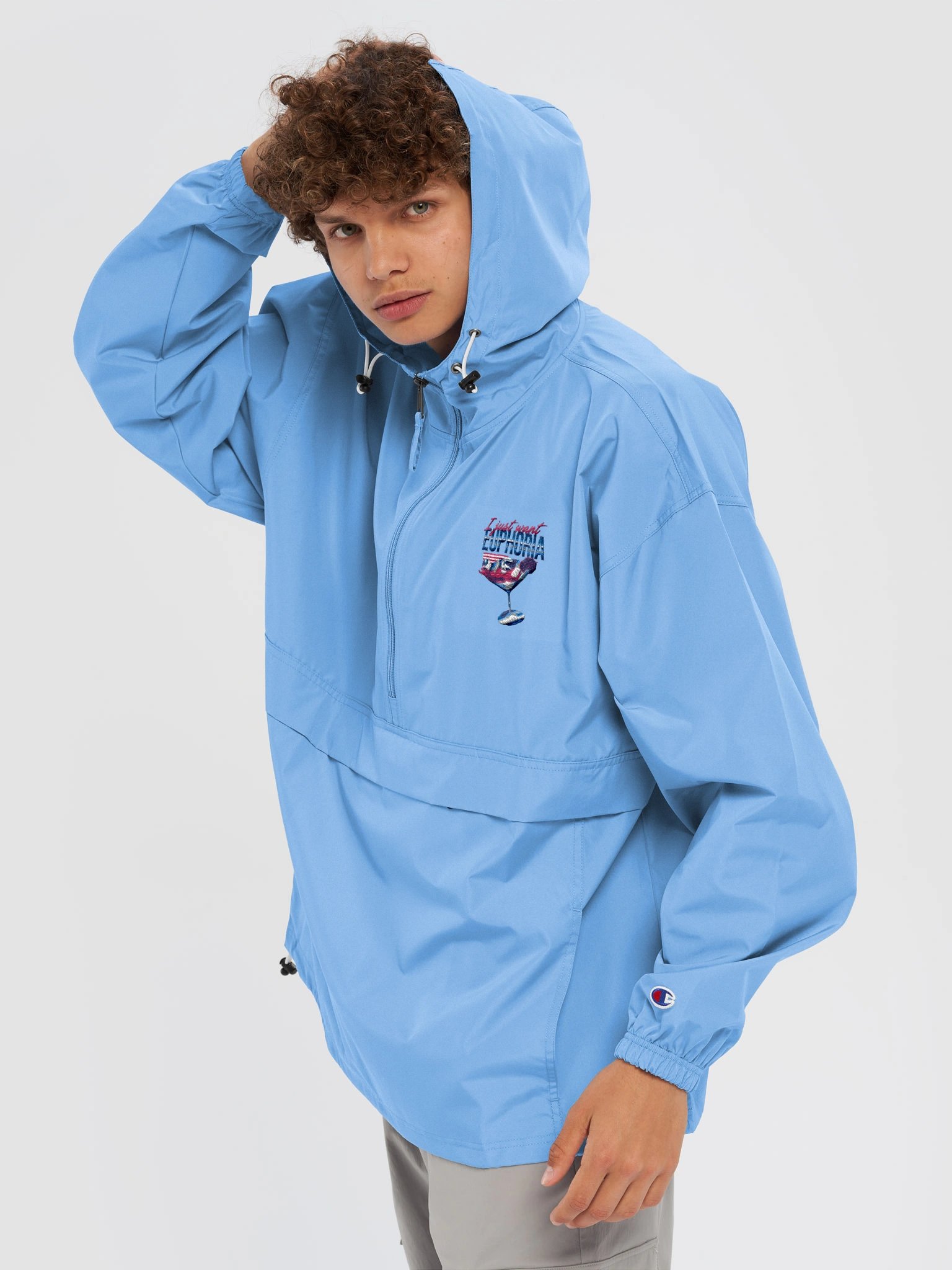 I Just Want Euphoria Rain Jacket product image (5)