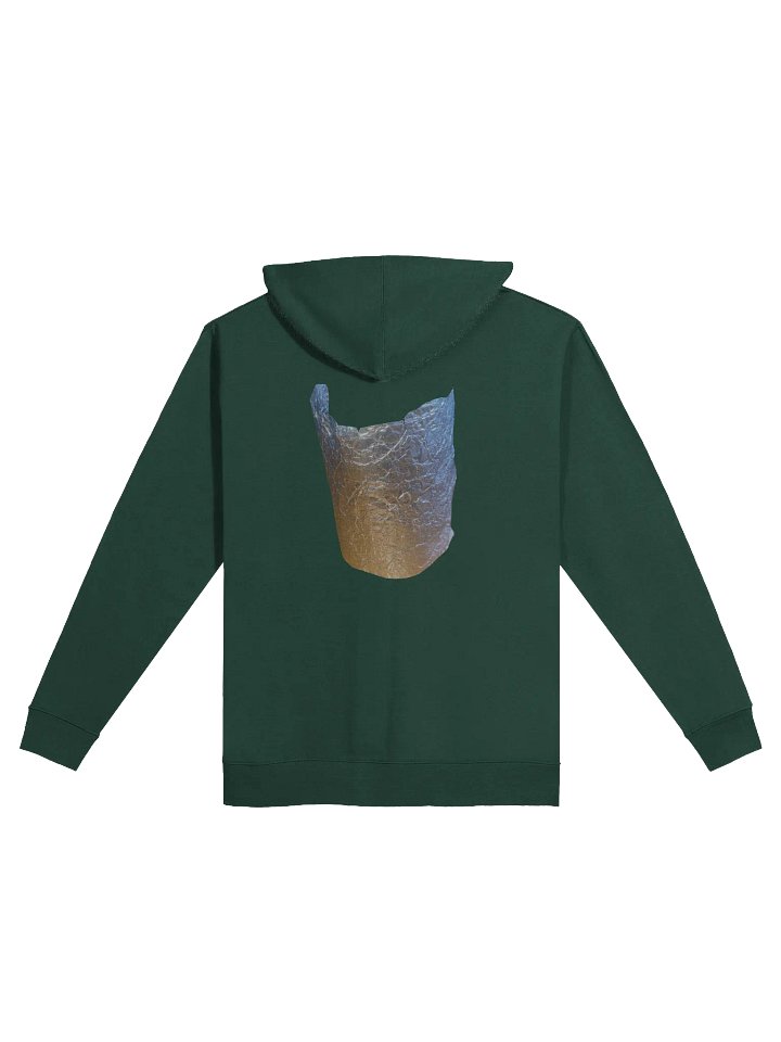 Foil Paper ZIP UP Fleece Hoodie product image (2)