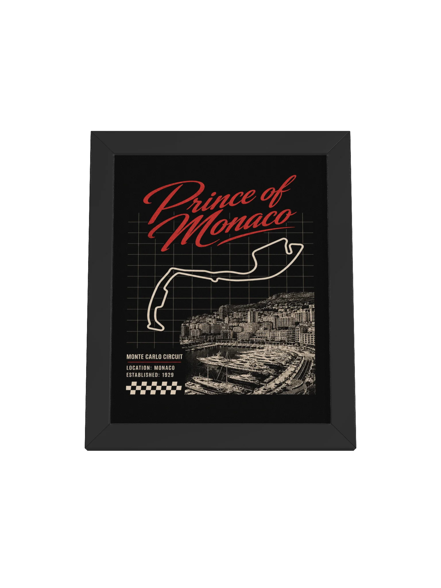 Prince of Monaco Monte Carlo Circuit Poster product image (1)