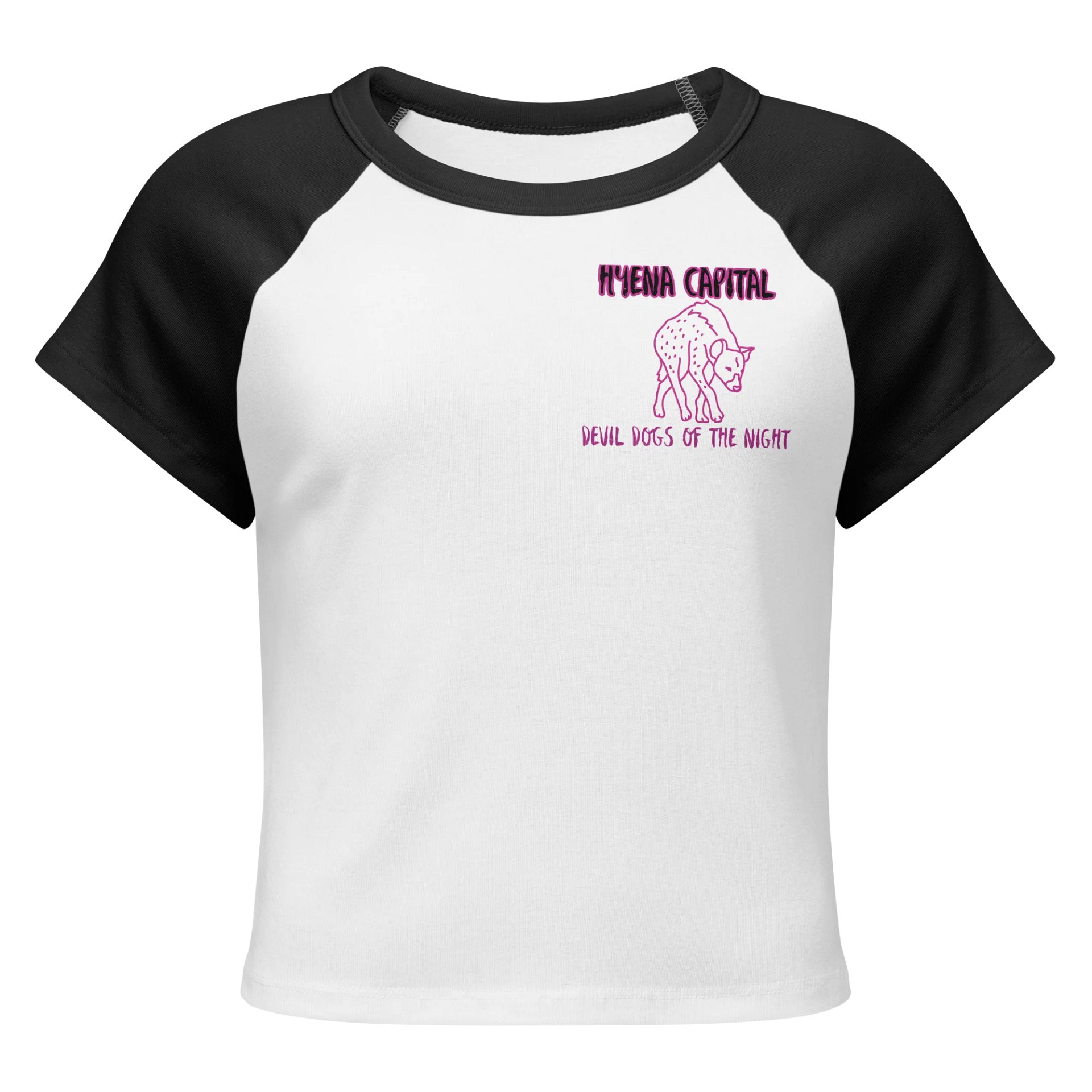 Devil Dogs of the Night Raglan Baby Tee product image (1)