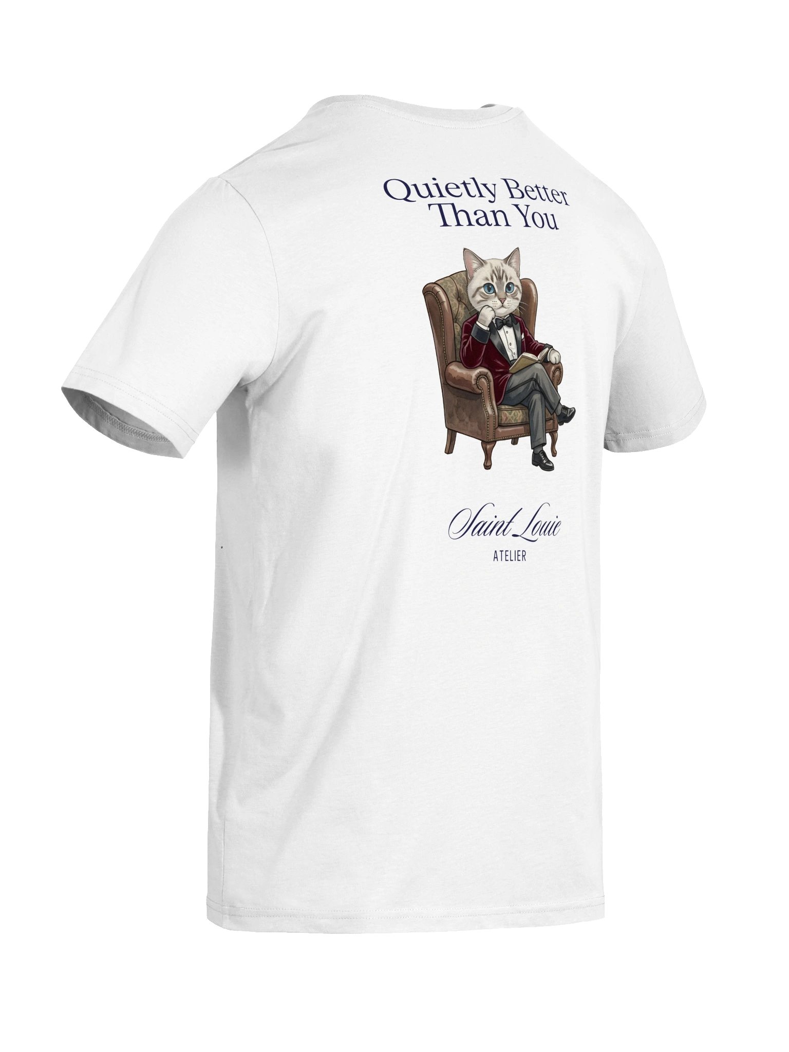 Better than you, Saint Louie Organic soft Tee, White product image (8)