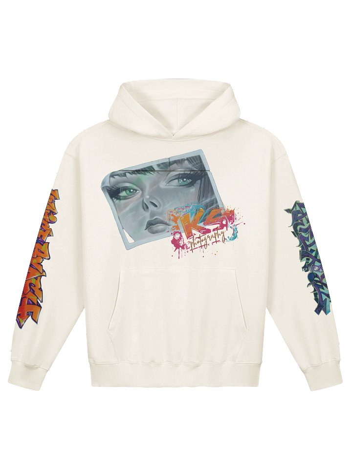 Venice Beach Graffiti Luxury Heavy Weight Terry Hoodie product image (2)