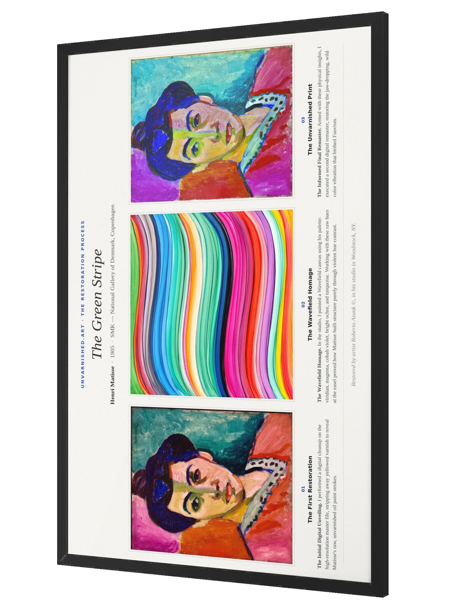 The Green Stripe — Framed Process Poster product image (3)