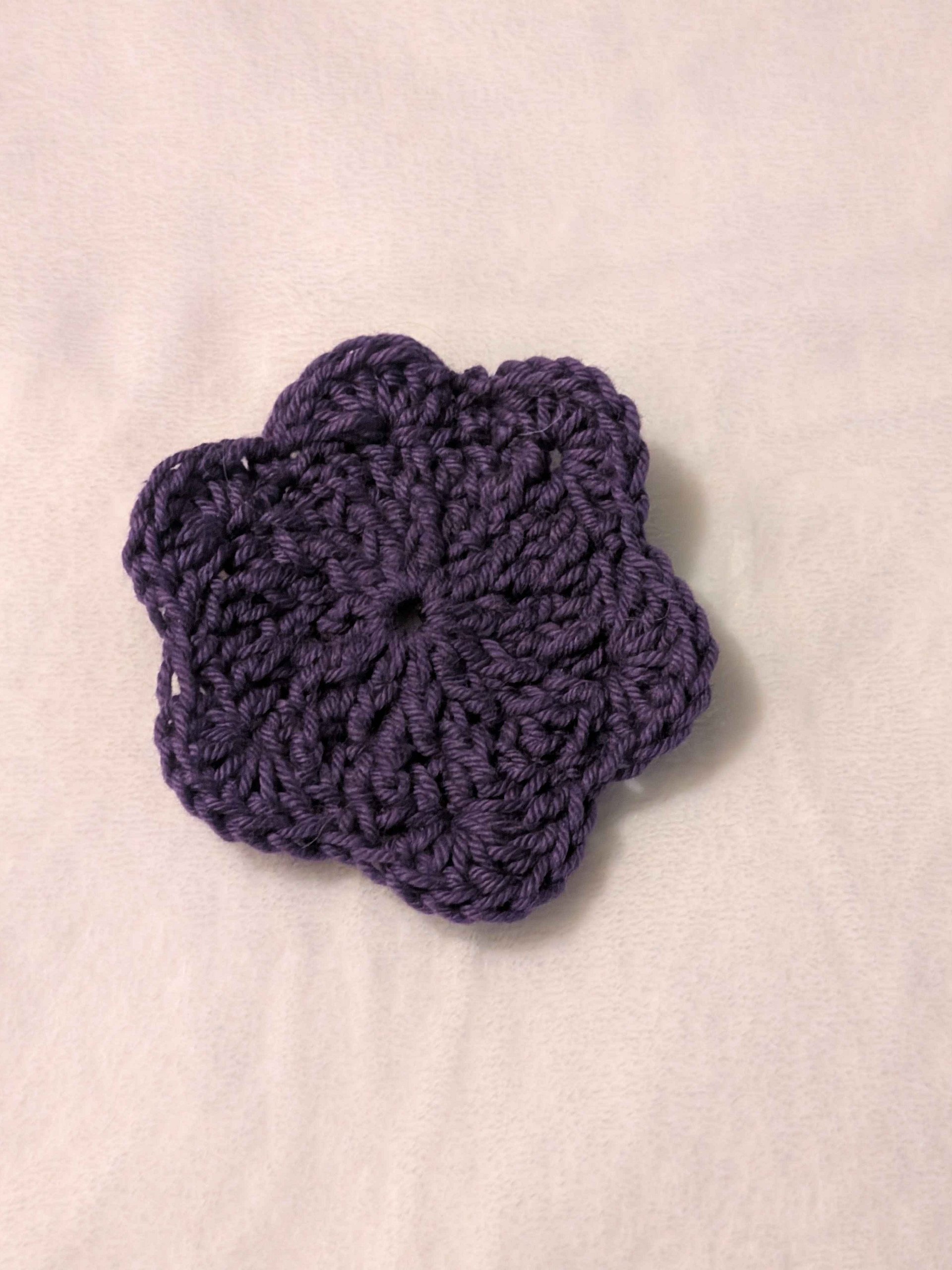 Purple Face Scrubbie product image (1)