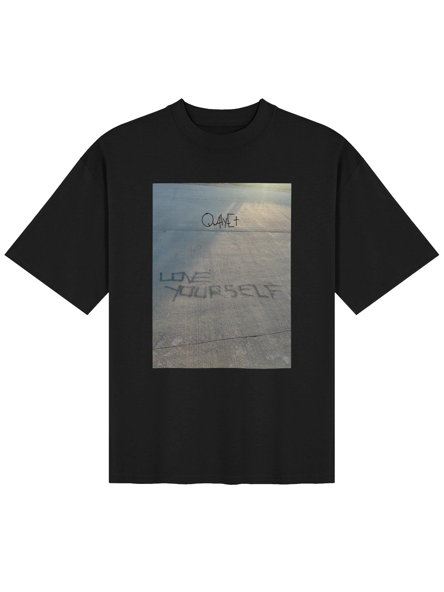 QWHYET LOVE YOURSELF oversized Tee product image (1)