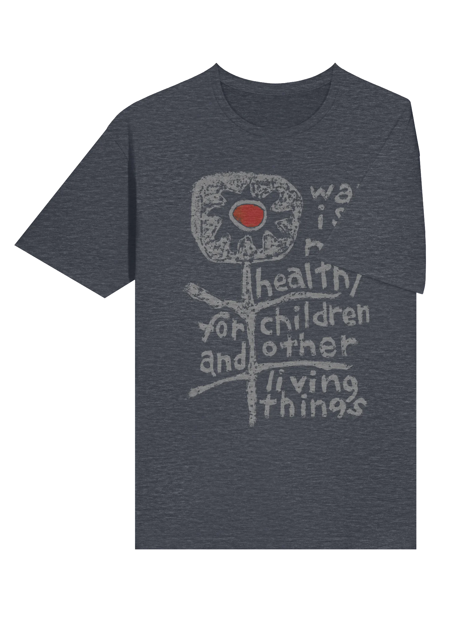 War is Not Healthy Gildan 64000 dark T-Shirt product image (4)