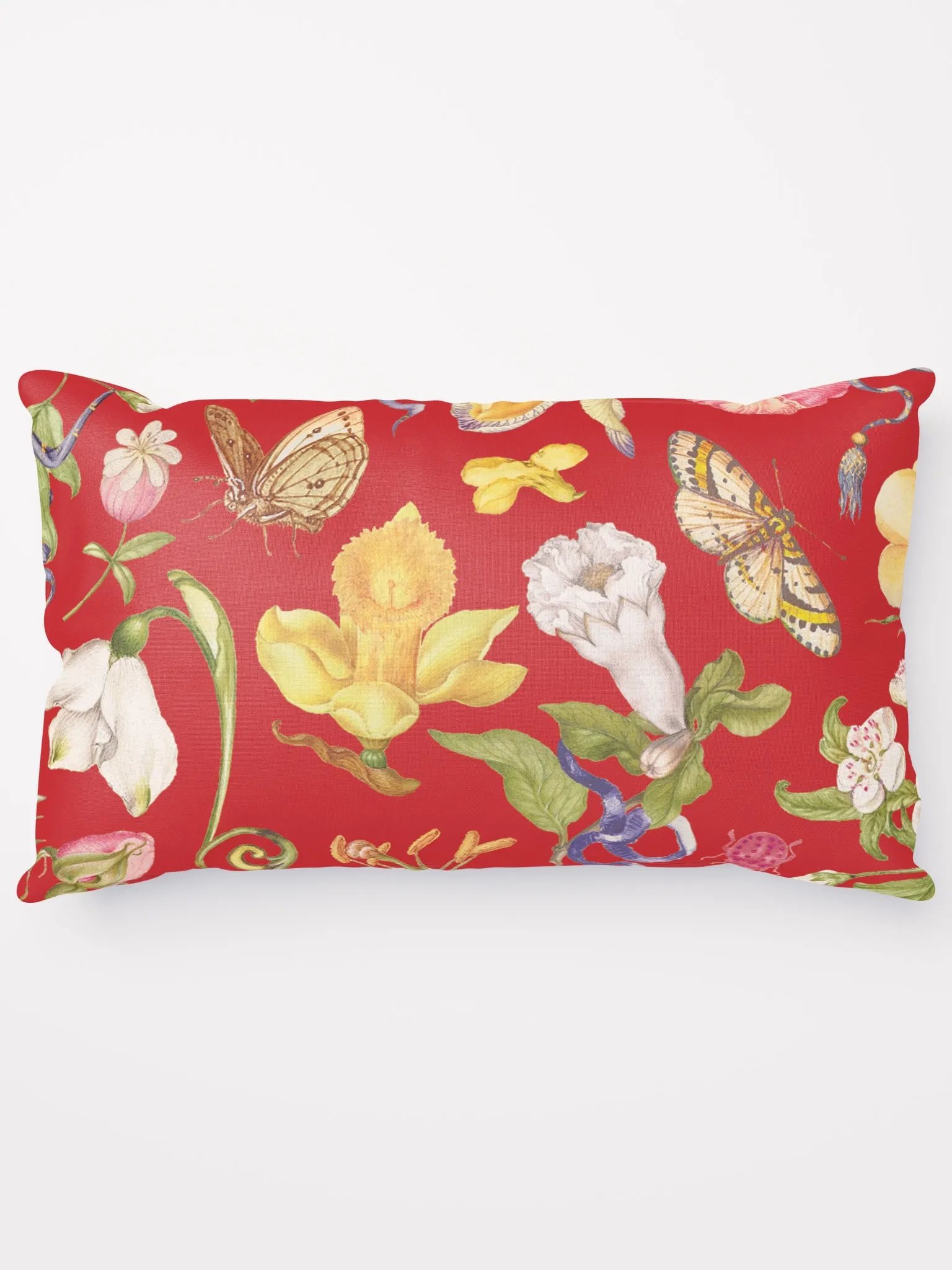 Vintage-Inspired Floral & Butterfly All-Over Print Pillow product image (1)